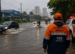 MANAUS ENTRA EM ALERTA PARA TEMPORAIS E RISCO DE ALAGAMENTOS APÓS SUBIDA DO RIO NEGRO