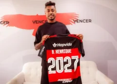FLAMENGO ANUNCIA RENOVAÇÃO DE CONTRATO COM BRUNO HENRIQUE