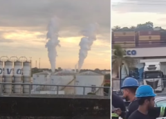 BOMBEIROS COMBATEM VAZAMENTO DE GÁS NO DISTRITO INDUSTRIAL DE MANAUS