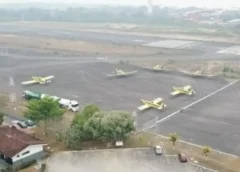 FUMAÇA IMPEDE DECOLAGEM DE AVIÕES ENVIADOS PARA COMBATER INCÊNDIOS NO AMAZONAS